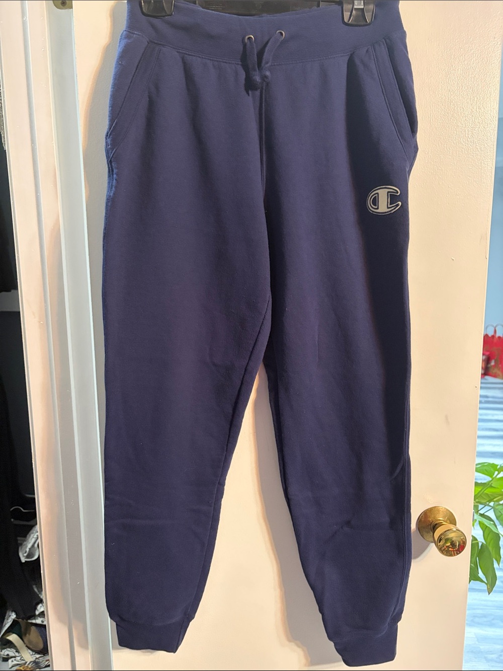 Champion Women’s Navy Blue Fleece Jogger Pants
